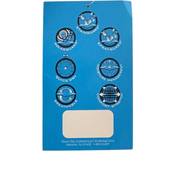 *NWT* Bimini Bay Outfitters Mens Vented Long Sleeve Fishing Shirt Beige 3XL - Picture 10 of 11